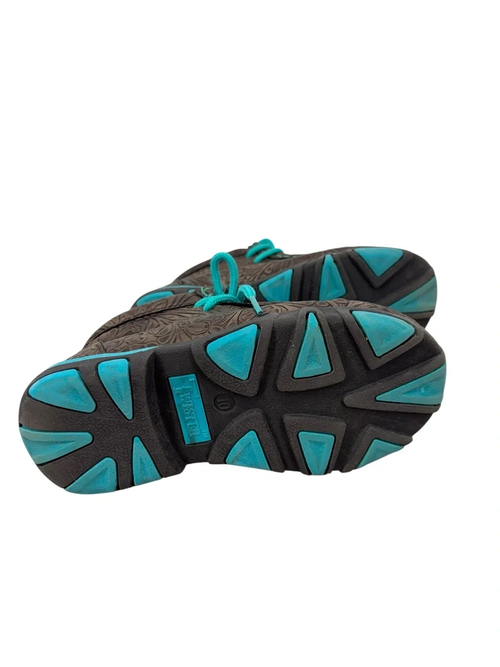 Twister Kids Leopard Print Tooled Leather Driving Mocs Shoes Size 10